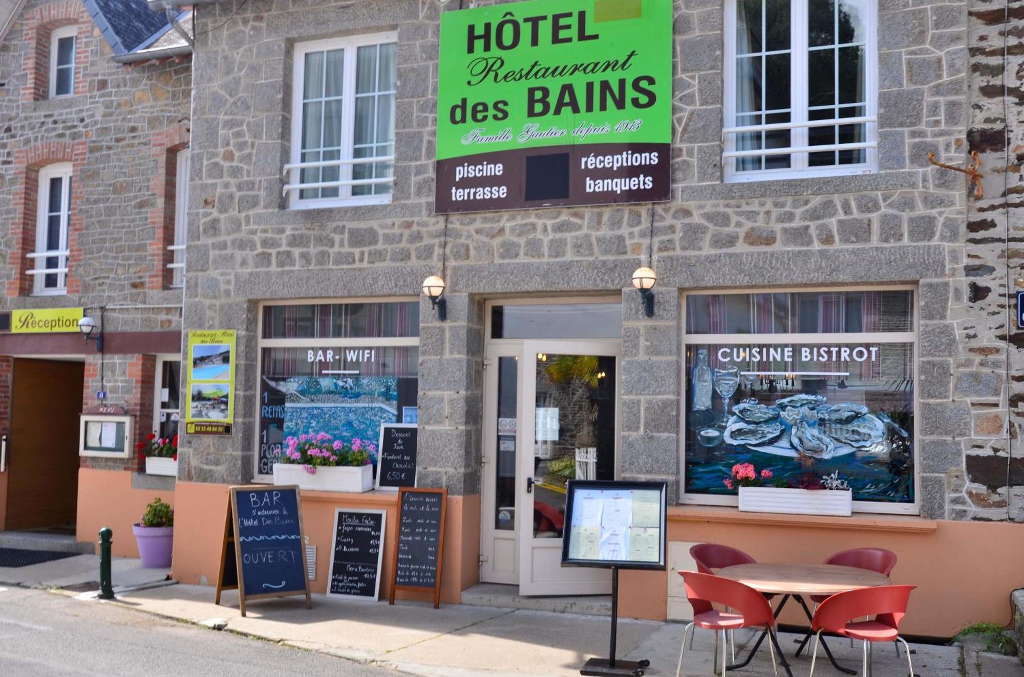 Hotel Des Bains Saint-Jean-le-Thomas Exterior foto